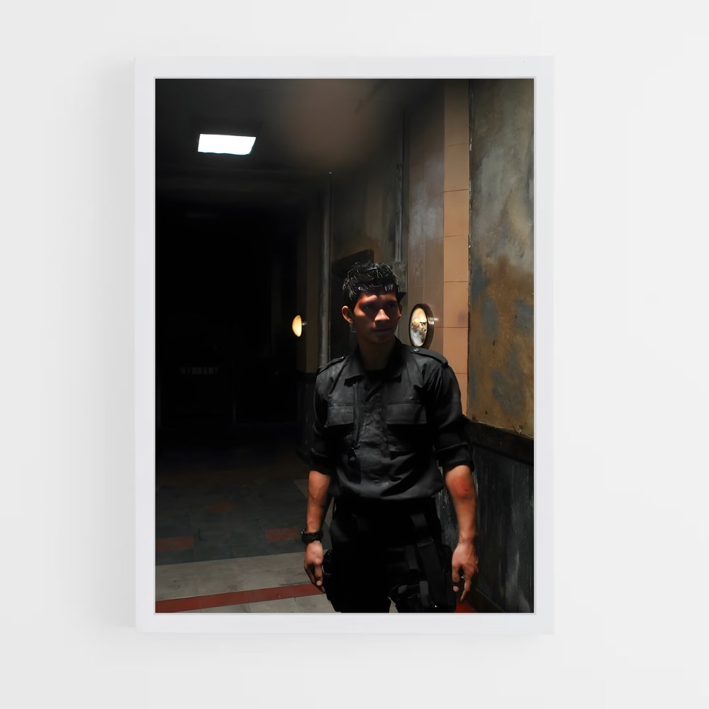 Poster Iko Uwais – affiche Pencak Silat (vue 3)